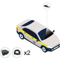 Комплект видеонаблюдения для служебного транспорта и ЧОП под ПП № 969 (онлайн HDD+SD)