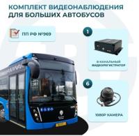 Комплект видеонаблюдения для автобусов большой вместимости