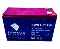 Аккумуляторная батарея SUNWAYS HR 12-9