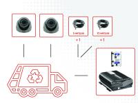 Комплект видеонаблюдения для мусоровозов Мовирег