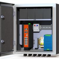 Коммутационный термошкаф Mastermann 8 УТП 8К АКБ 7А